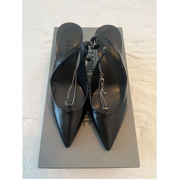 Zadig&Voltaire First Night 60mm slingback pumps NEW - Picture 6 of 13